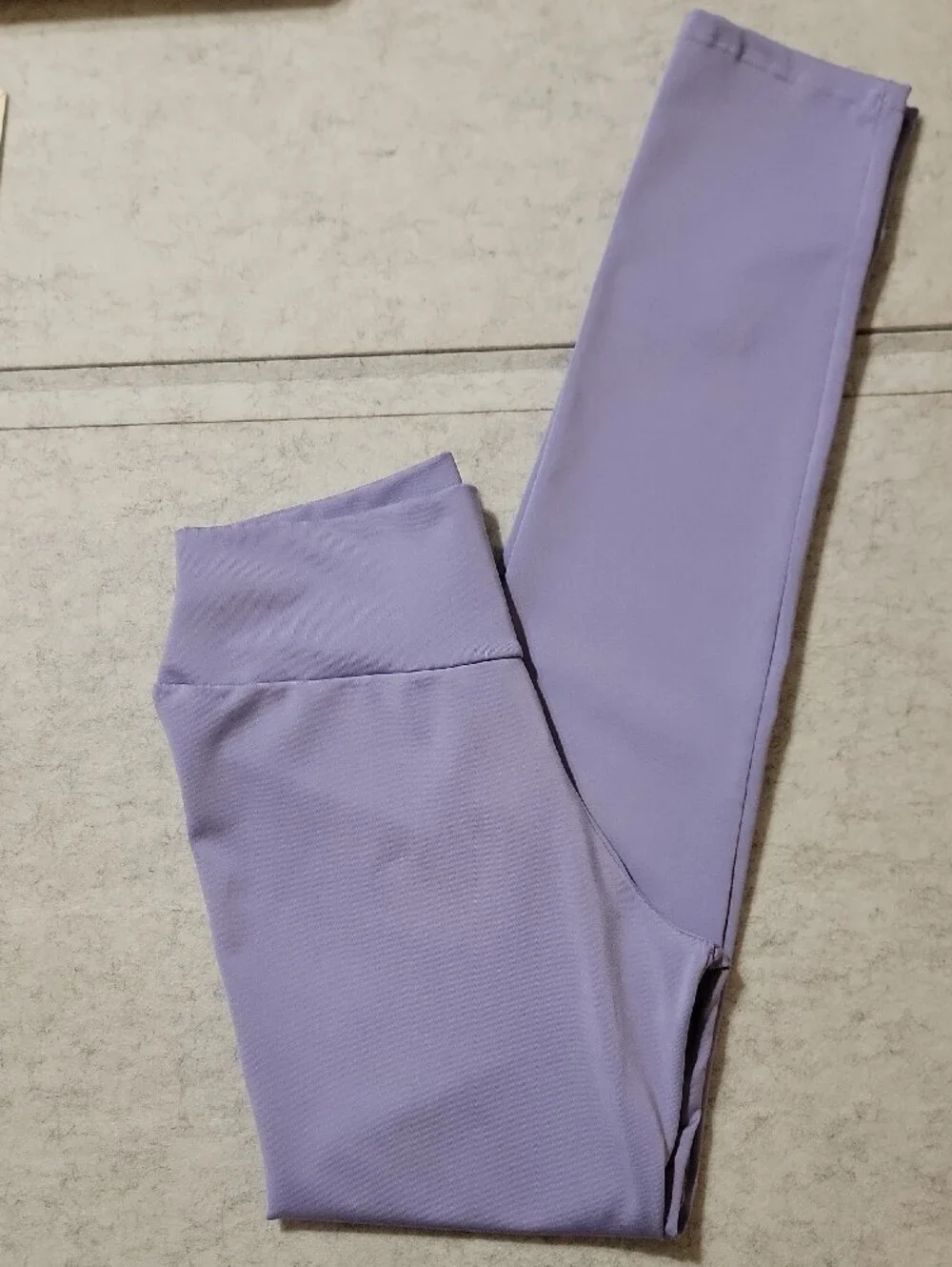 Alo Yoga High Waist V Front Leggings Lilac Purple XS Flawed